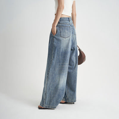 Jeans Sueltos Desteñidos para Otoño - Estilo Casual Moderno - Image 2