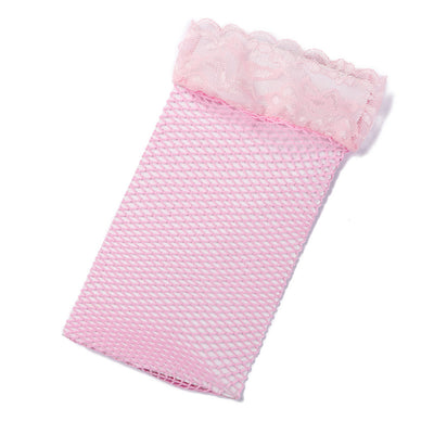 Conjunto de 4 Piezas: Liguero de Encaje, Medias de Malla y Ropa Interior Sensual - Image 7