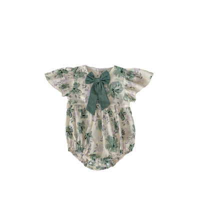 Mono Estampado con Lazo para Bebé Niña - Diseño Triangular - Image 5