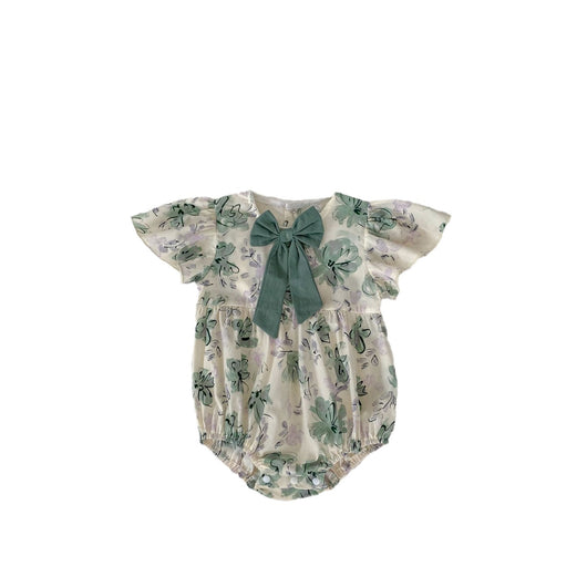 Mono Estampado con Lazo para Bebé Niña - Diseño Triangular - Image 5