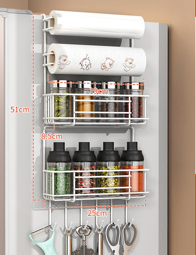 Organizador Lateral para Refrigerador - Almacenamiento Inteligente de Cocina - Image 6
