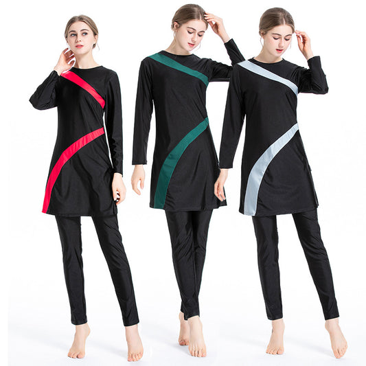Traje de Baño Deportivo Tres Piezas Slim Coordinado
