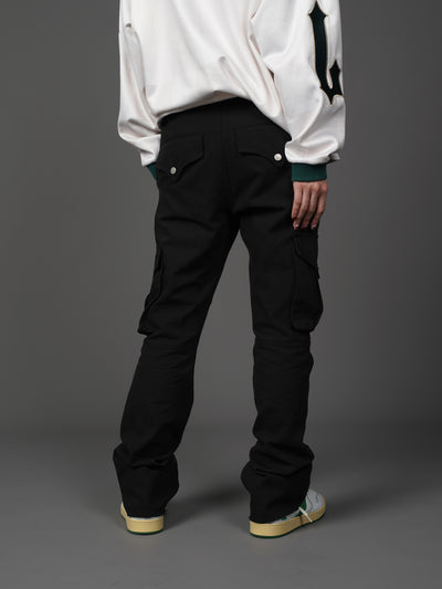 Pantalones Retro Bicolor con Bolsillos y Micro Acampanados - Tendencia Nacional - Image 11
