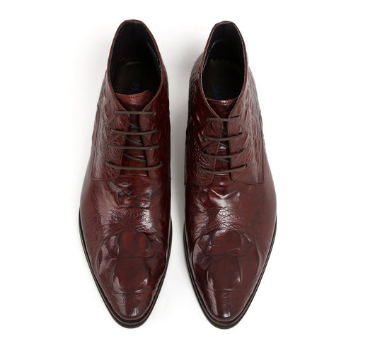 Botas Doc Martens Altas de Piel de Cocodrilo para Hombre - Image 11