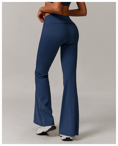 Pantalones Yoga Cintura Alta Plegables para Mujer - Image 20
