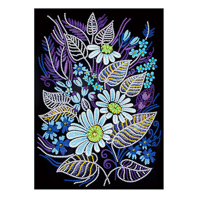 Cuadro Decorativo Floral con Diamantes Fluorescentes para Sala y Dormitorio - Image 2