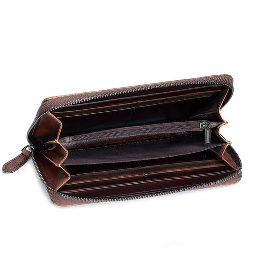 Cartera Clutch Oracle de Cuero Vintage para Mujer - Image 8
