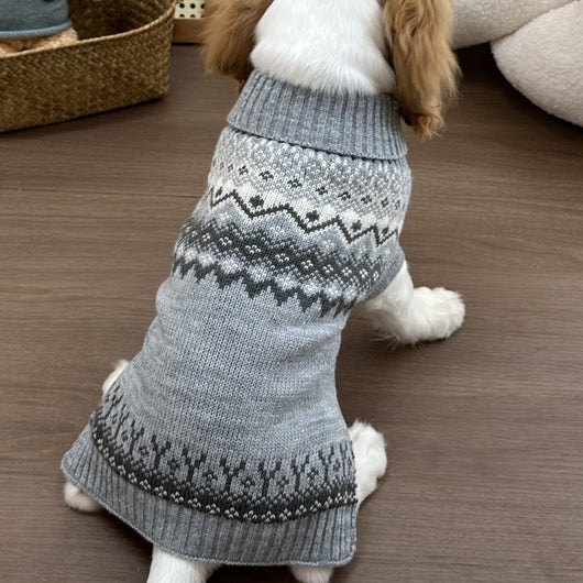 Suéter Fair Isle para Perro Pequeño - Abrigo Teddy Otoño Invierno - Image 13