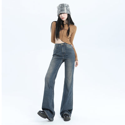 Jeans Skinny Retro Vintage Lavados para Mujer - Image 3