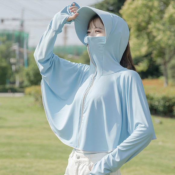 Camisa Protectora Ice Silk con Bloqueador Solar