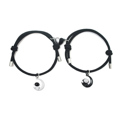 Pulsera de Pareja Astronauta Imán del Amor - Image 6