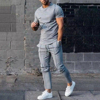 Conjunto Deportivo Casual: Camiseta y Pantalón de Algodón - Image 12