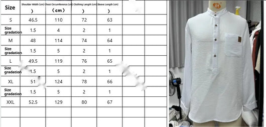Camisa Manga Larga Plisada Personalizable para Hombre - Tela Suave y Cómoda - Image 6