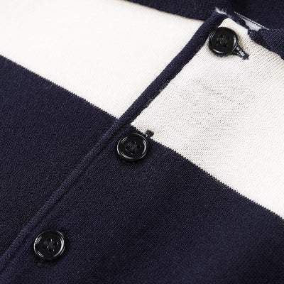 Suéter Ajustado Jacquard de Manga Larga para Hombre - Image 3
