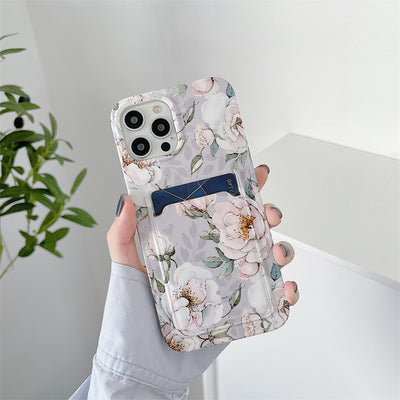 Funda Celular Flores Retro con Carcasa Esmerilada - Image 2