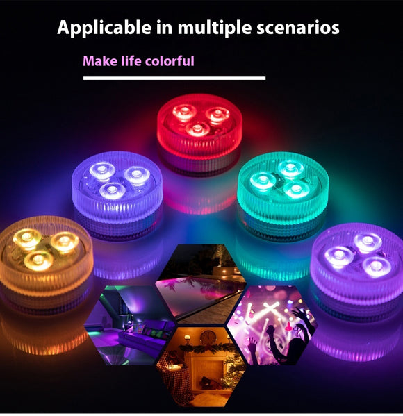 Luz LED Sumergible para Acuario con Control Remoto Inalámbrico