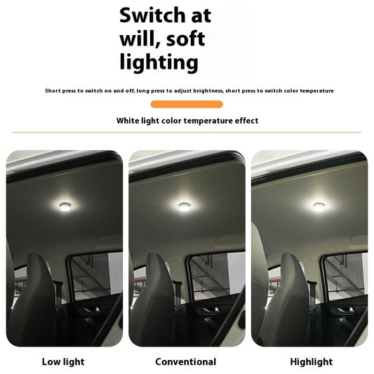 Lámpara LED Ambiental para Techo de Auto - Iluminación Delantera y Trasera - Image 2