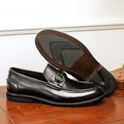 Zapatos Casuales de Cuero para Hombre con Suela Flexible