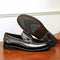 Sapatos Casuais Masculinos de Couro com Sola Flexível