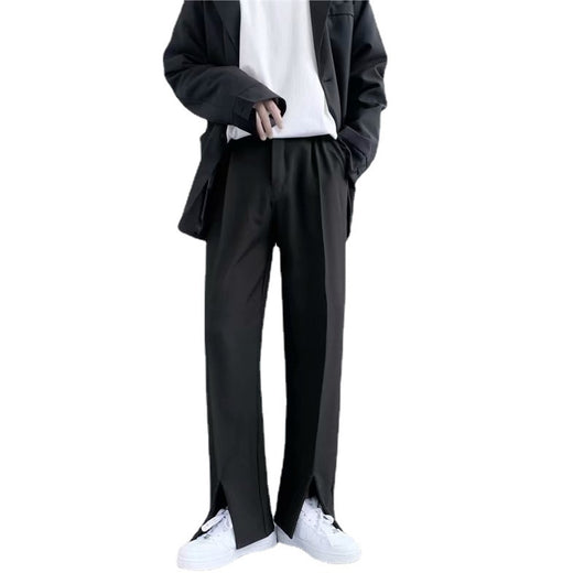 Pantalones Rectos con Aberturas Laterales y Efecto Acampanado - Image 2