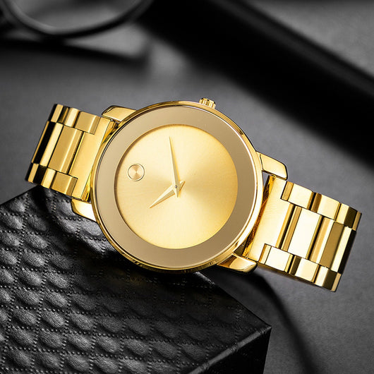 Reloj de Negocios Ultra Delgado para Hombre en Acero Inoxidable con Movimiento de Cuarzo - Image 9