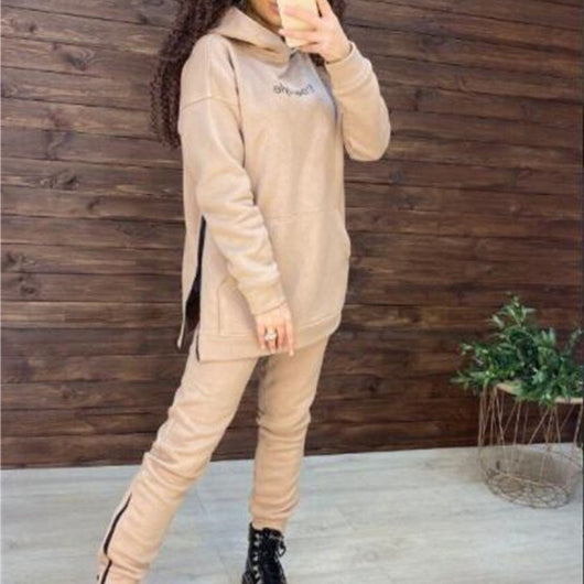 Conjunto Deportivo Casual para Mujer con Capucha de Dos Piezas - Image 17