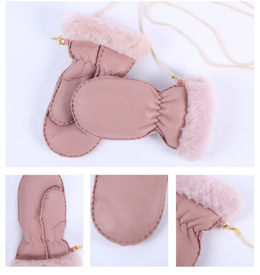 Guantes de Lana de Oveja para Niños - Calidez y Grosor Premium - Image 2