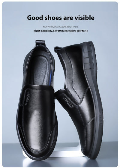 Zapatos Casuales de Cuero para Hombre con Suela Blanda Antideslizante - Image 14