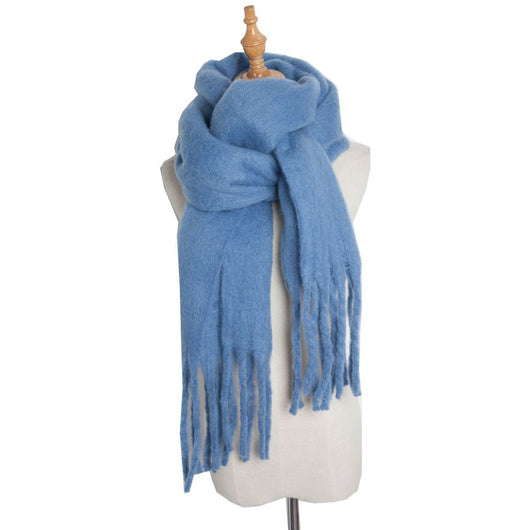 Bufanda Trenzada de Mohair Premium para Invierno - Suave y Abrigadora - Image 14