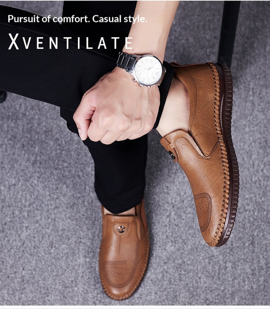 Zapatos Casuales de Cuero para Hombre - Cómodos y Transpirables - Image 13
