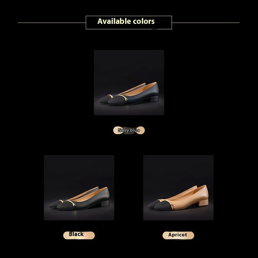 Zapatos de Cuero Suave para Mujer Talla Grande - Primavera y Otoño - Image 6