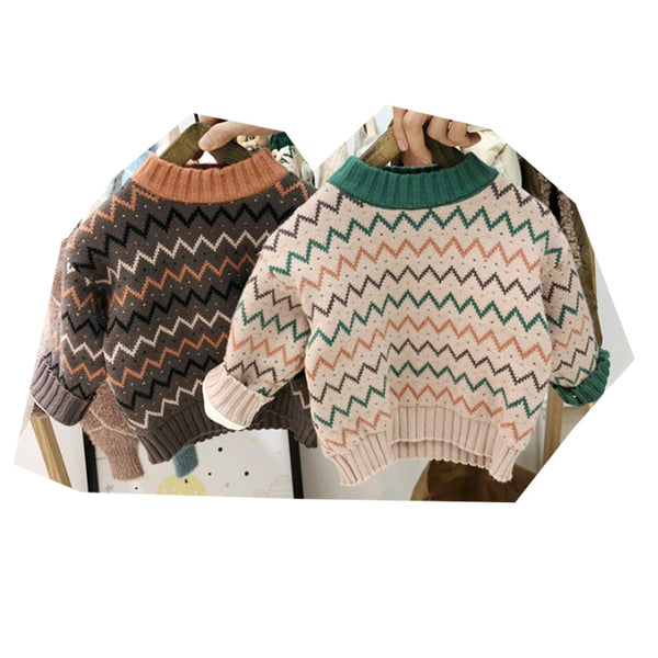 Suéter Infantil Estilo Coreano - Unisex para Bebés y Niños