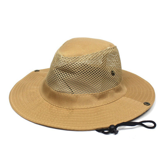 Gorra Bucket Transpirable con Malla - Protección Solar Plegable para Pesca y Ciclismo