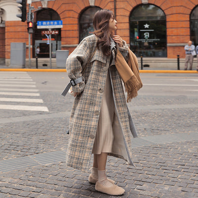 Abrigo de Lana Gruesa Elegante para Otoño e Invierno - Image 10