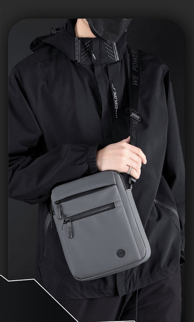Bolsa Bandolera Impermeable para Hombre - Diseño Casual de Un Solo Hombro - Image 10