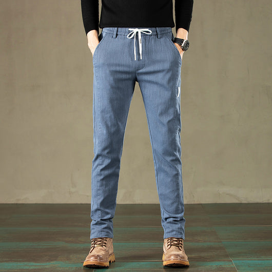 Pantalones Deportivos Rectos Elásticos para Hombre - Image 10