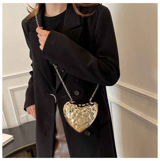 Bolso Bandolera Acrílico con Diseño de Corazón Meteorito Brillante - Image 28
