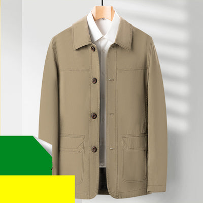 Camisa Casual de Solapa para Hombre Adulto - Primavera y Otoño - Image 4
