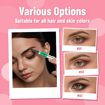 Lápiz de Cejas Resistente al Smudge con Cuatro Puntas - Image 15