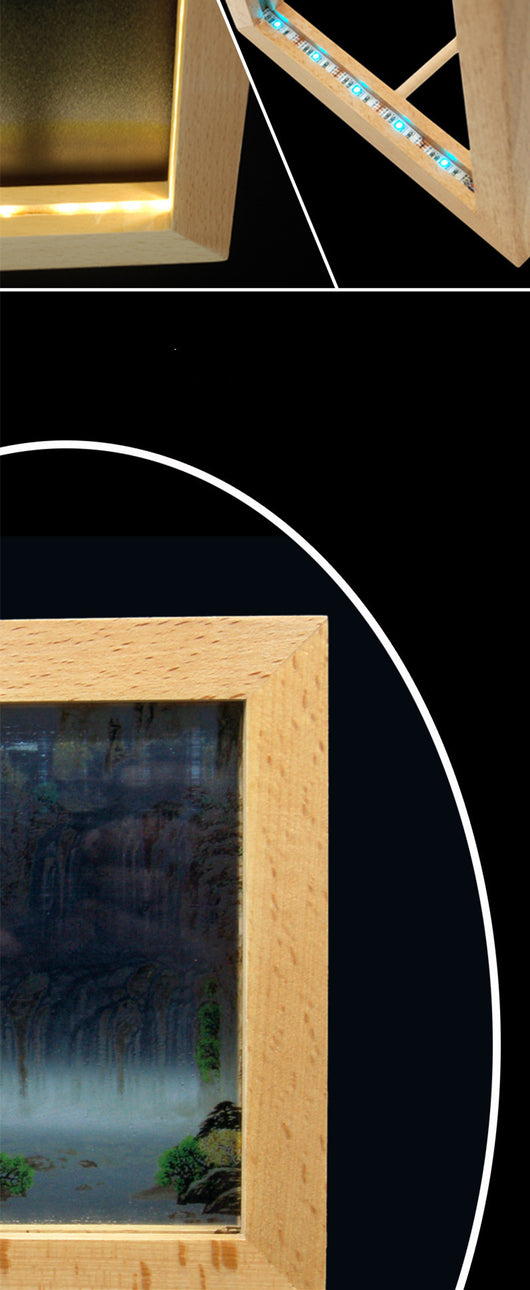 Marco Luminoso de Madera con Luz LED Nocturna - Image 7