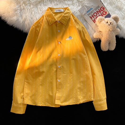 Camisa a Rayas Verticales para Hombre - Estilo Casual Moderno - Image 5