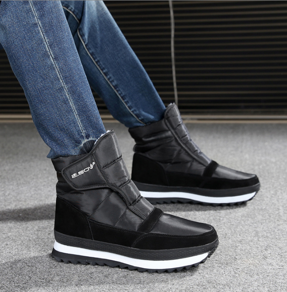 Zapatos Cálidos para Hombre con Suela Gruesa Reforzada