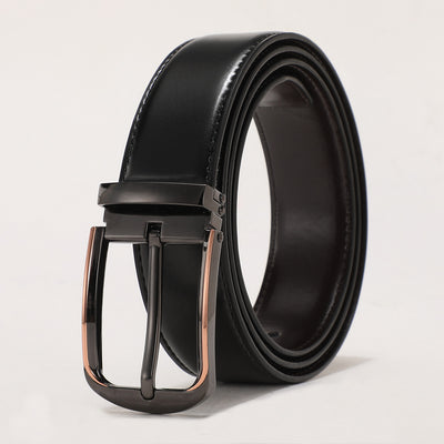 Cinturón de Cuero Genuino para Hombre con Hebilla Reversible - Image 5