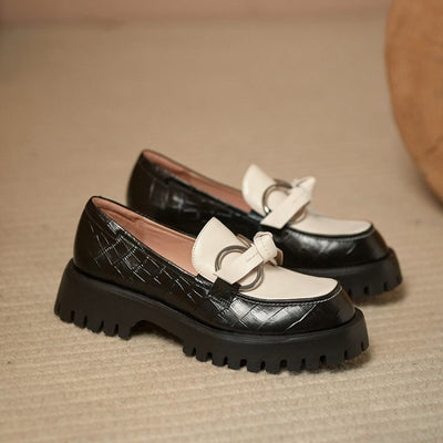 Zapatos Plataforma Piel de Oveja Mujer - Botín Impermeable Tacón Bajo Taichung - Image 3