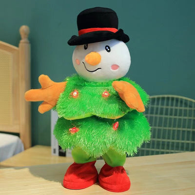 Árbol de Navidad Eléctrico de Peluche - Decoración Navideña Interactiva - Image 3