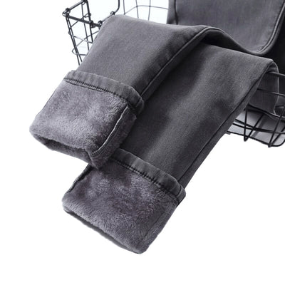 Jeans Cómodos Talle Alto para Mujer - Invierno - Image 9