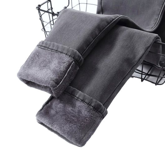 Jeans Cómodos Talle Alto para Mujer - Invierno - Image 9