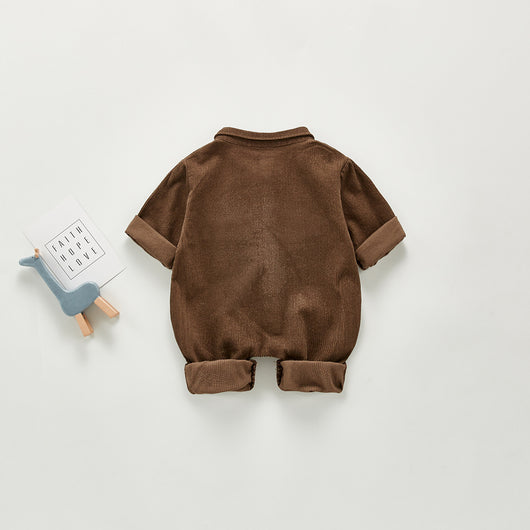 Mono Infantil Estilo Coreano en Pana Casual - Image 3