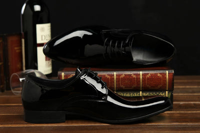 Zapatos de Cuero Oxford para Hombre con Punta Afilada - Image 21