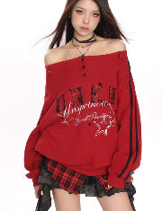 Suéter Bordado Hot Girl Estilo Desenfadado Capas Falsas Primavera Otoño - Image 12